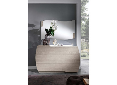 Commode avec miroir Suite Commodes Groupe de bois Chambre Ensemble moderne Nouveau
