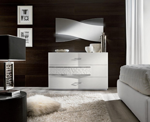 Miroir mural Miroir suspendu à LED Miroir Chambre Console Moderne En bois Nouveau设计 (Translated from German to French)