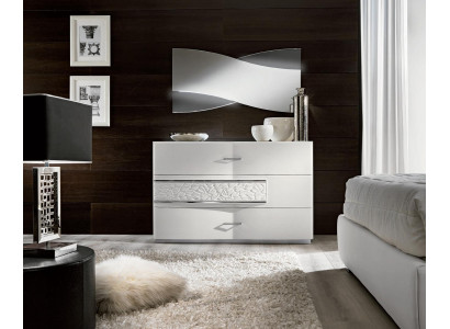 Miroir mural Miroir suspendu à LED Miroir Chambre Console Moderne En bois Nouveau设计 (Translated from German to French)