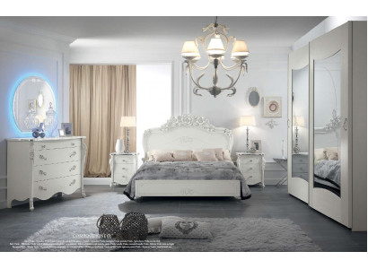 Lit Chambre Lits Lit double Bois Luxe Mobilier Design Classique Hôtel