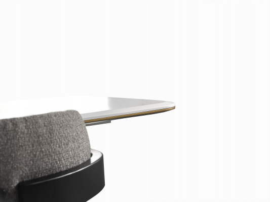 Salle à manger Ensemble Salle à manger Table à manger Chaises de luxe Espace repas 5 pièces Blanc