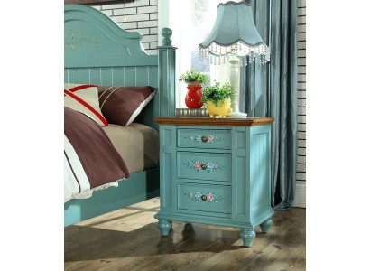 Tables de chevet classiques en bois massif Table console de chambre Tables d'appoint