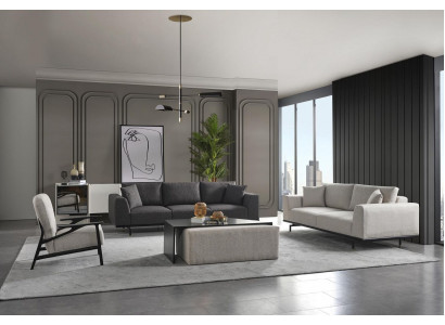 Ensemble de canapé 431 Tabouret Table basse Siège Salon Conception nouvelle 5 pièces