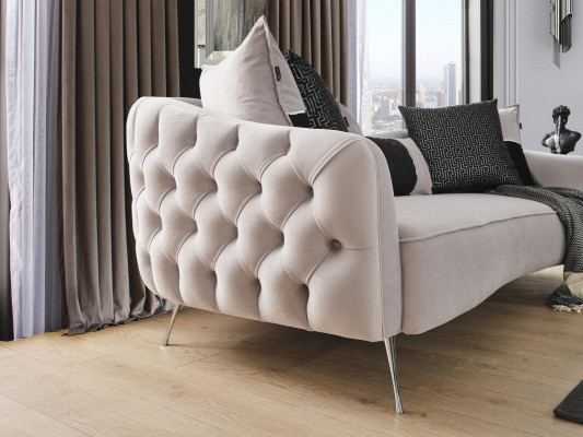 Ensemble de canapé 431 places Table basse Set de salon 4 pièces Blanc neuf Moderne