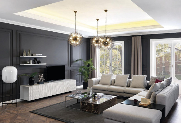 Luxuriöses Sideboard für Fernseher TV-Fernsehschrank Wohnzimmer-Schränke