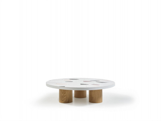 Table basse design de luxe, table en bois blanche table basse salon nouvellement côtés café