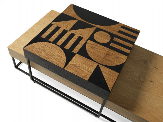 Table basse Marron Luxe Bois Salon Design Table basse Meubles nouveau