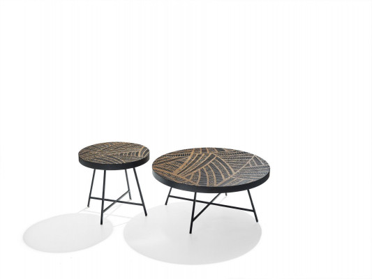 Table basse ronde table d'appoint table de salon de style italien