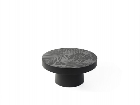 Table Table de salon Table ronde Table basse Table basse Noire