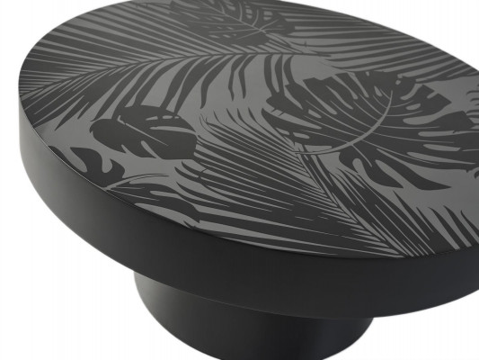 Table Table de salon Table ronde Table basse Table basse Noire