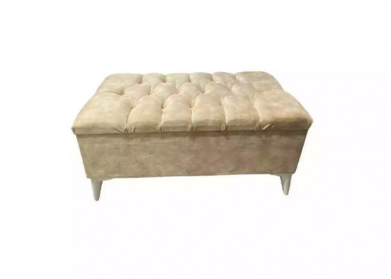 Tabouret de design Tabouret rembourré Repose-pieds Pouf Siège Tissu Chaise longue