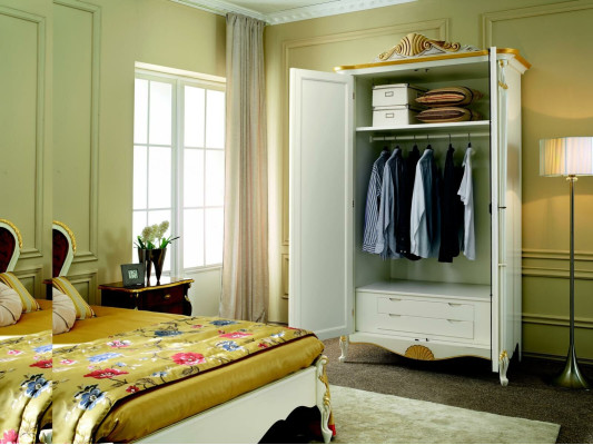 Meubles classiques Armoire à glace Armoire en bois Armoires Buffet Commodes Italie