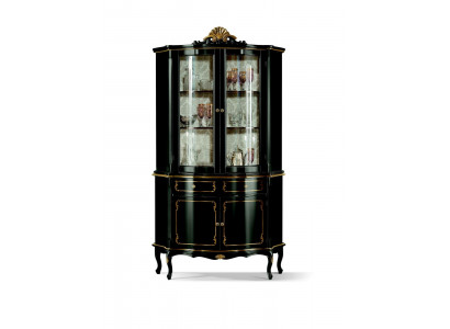 Conception Italienne Mobilier de Luxe en Bois Style Baroque Armoire Vitrine Armoire Salon nouveau