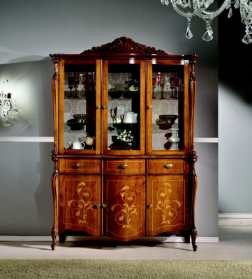 Meubles de luxe en bois Armoire Bahut Vitrine Design Armoire Italienne nouveau