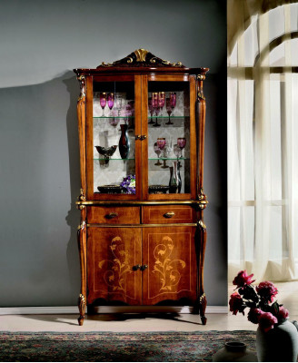 Meubles de style classique Vitrine Salon Armoires Design de luxe de meubles italiens nouveaux