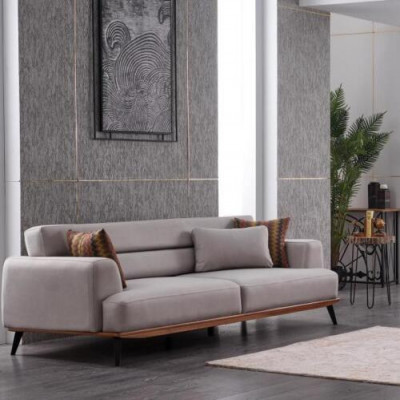 Ensemble complet de 3 pièces pour salon Ensemble de canapés 3+3+1 places Groupe de fauteuils neuf