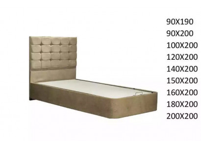 Lit de designer luxueux avec matelas d'un fabricant de meubles européen pour la chambre.