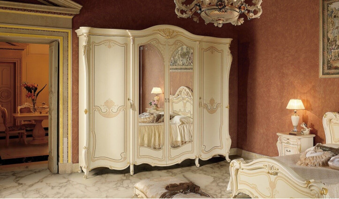Meubles de chambre Italie Armoire en bois Armoire en bois Véritable bois Massif