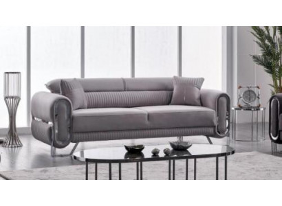 Canapé 3 places en tissu Style Mobilier moderne Canapé rembourré de salon de luxe