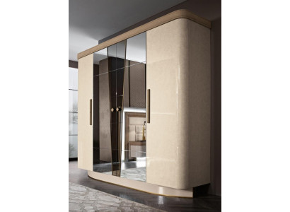 Mobilier de chambre Italie Armoire en bois Armoire en bois massif Armoire solide