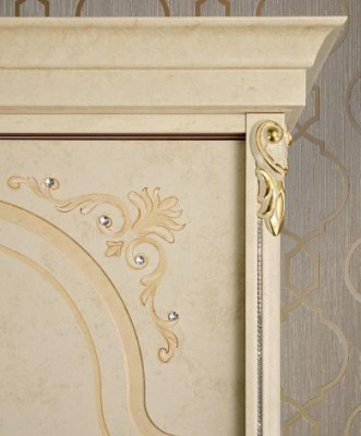 Armoire Armoire Style Baroque Mobilier Classique Armoires de Chambre Bois