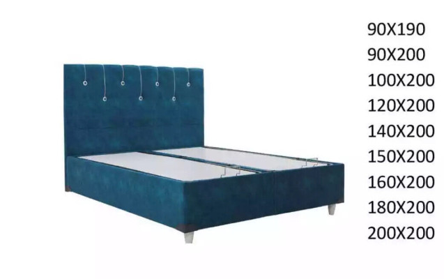 Chambre de luxe Lit Lits Doubles Conception Mobilier Cadre de Lit Hôtel Turque