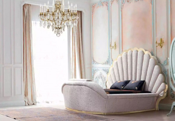 Lit royal Mobilier de luxe Chambres à coucher 200x200 Aménagements