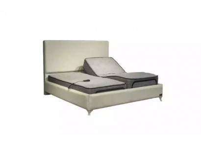 Chambre de luxe Lit Lit double En bois Rembourrage Lits Cadre de lit double Moderne