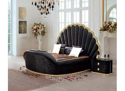 Chambre à coucher Lit 2x Tables de chevet Lits de luxe Ensemble de meubles complet 3pcs. neuf