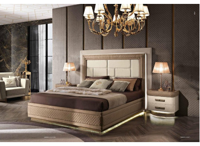 Lit Cadre de lit Bois Double Chambre Moderne Lit double Mobilier Lits de luxe