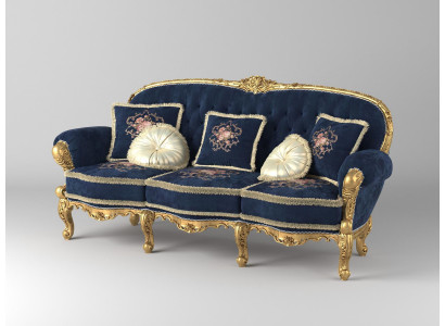 Chesterfield Classic Trois places Canapé paysage vivant Canapés en textile 3 places neuf
