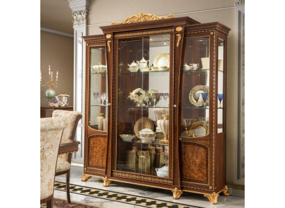 Vitrine Salle à manger Buffet en bois Armoires Meubles Buffet en verre Armoire