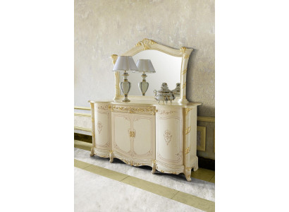 Commode Miroir Tabouret Ensemble complet Commode Chambre à coucher Mobilier 2 pièces Console neuf