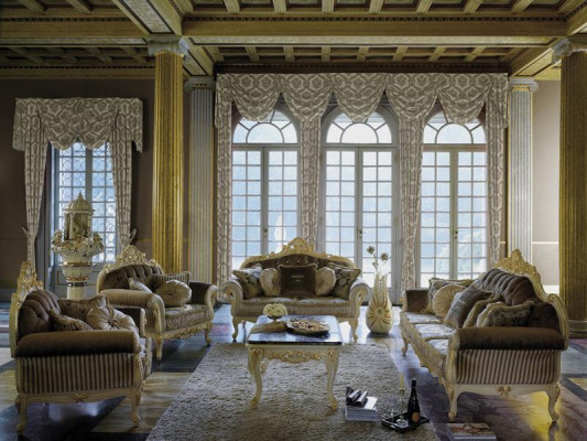 Canapé italien 3 places, canapé en velours rembourré Winchester 230 cm brun mobilier neuf