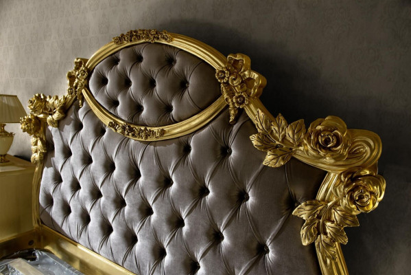 Lits de luxe Chesterfield de chambre d'hôtel de meubles baroques classiques nouveau