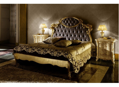 Lits de luxe Chesterfield de chambre d'hôtel de meubles baroques classiques nouveau