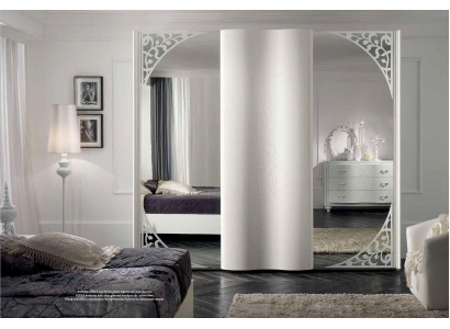 Garde-robe Armoire Miroir Bois Meubles Armoire Portemanteau Bois Italie neuf