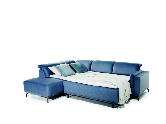 Canapé d'angle Canapé-lit Tapisserie Canapé d'angle Siège Tapisserie Lit de suite Base en tissu nouveau
