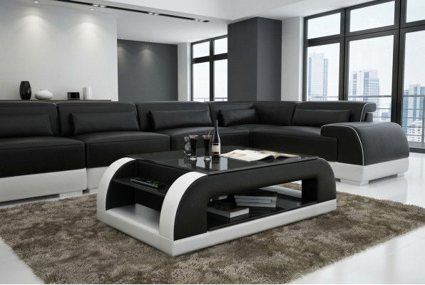 Table basse Table de café Tables basses Table en verre Table designer Table d'appoint CT9012