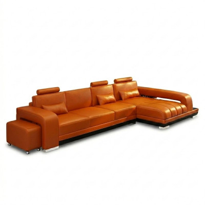 Canapé en cuir Canapé Canapé d'angle Canapé d'angle Design Suite moderne F3017C