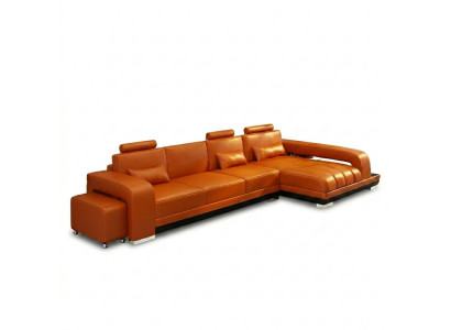 Canapé en cuir Canapé Canapé d'angle Canapé d'angle Design Suite moderne F3017C