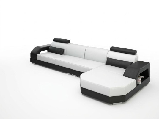 Canapé en cuir Canapé Canapé living Canapé d'angle Ensemble d'angle Design Canapé moderne G8001C