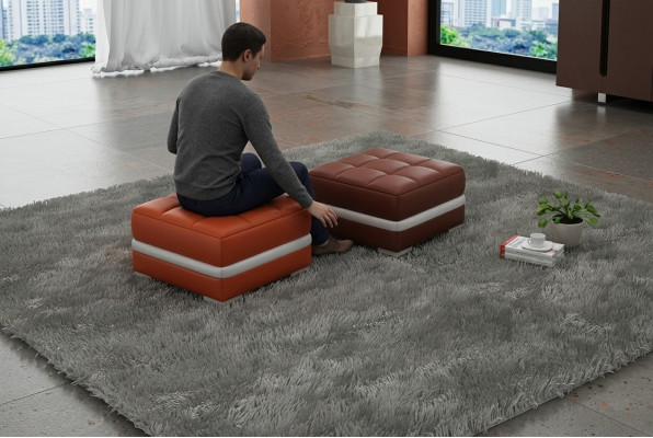 Design Upholstery Stool Footstool Ottoman Seat Padded Pufa FT002   Conception Tabouret Rembourré Repose-pieds Ottoman Siège Pouf Rembourré FT002.