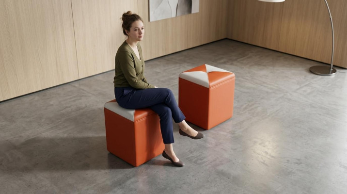 Design Upholstery Stool Footstool Ottoman Seat Chaise Padded FT006 Conception Tabouret de rembourrage Repose-pieds Ottoman Siège Chaise Rembourrée FT006
