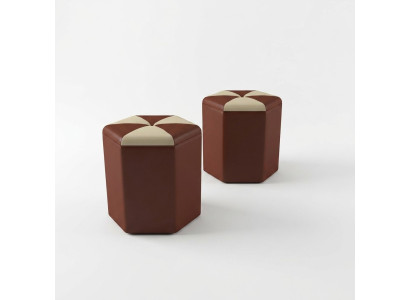 Design Polsterhocker Hocker Ottomane Sitz Gepolstert Pufa FT007