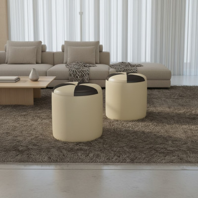 Conception Tabouret Rembourré Repose-pieds Pouf Siège Chaise Rembourrée Pufa FT009