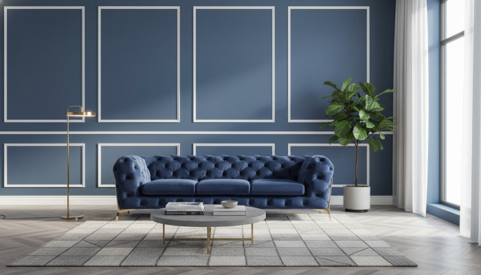 Chesterfield Siège Tissu Tissu 2 Places Canapé de Salon Canapé Tapisserie Suite