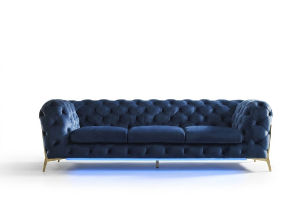 Chesterfield Siège Tissu Tissu 2 Places Canapé de Salon Canapé Tapisserie Suite