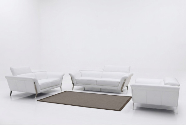 Canapé 3 places (sans 2+1) Canapé Sofa Revêtement XXL Grand Canapé en Cuir Design de Siège