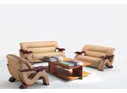 Canapé canapé capitonné XXL Grands canapés Canapés Siège en cuir Design 3 places